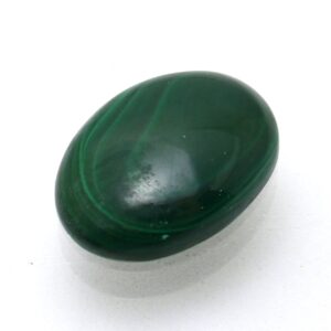 11.910 Carats Malachite Cabochon 18x13 13x18 18mm x 13mm Oval for Jewelry Calibrated Vintage Hand Cut Lapidary Material Green Gemstone