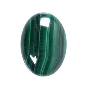 2pcs 14mm Green malachite gemstone oval flatback cab cabochon