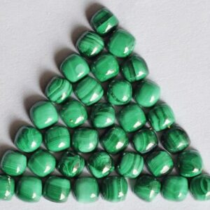 AAA Malachite Cabochon Gemstones, Cushion Shape, 3x3 MM - 25x25 MM