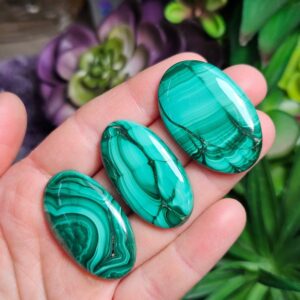 Malachite Crystal Cabochon - Polished Malachite - Natural Malachite Crystal - Malachite Crystal - Green Malachite