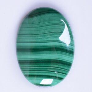 g2903.4    30mm Genuine green malachite oval flatback cab cabochon