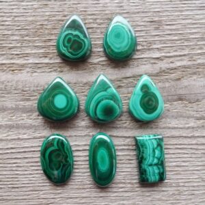 Malachite Cabochon, Green Gemstone, Jewelry Making Cabochons, Natural Beautiful Stone