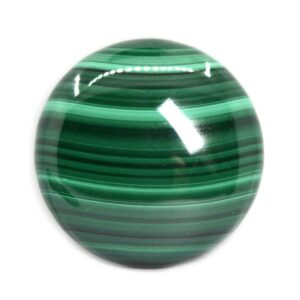 one piece 30mm Malachite round flatback cab cabochon g262.9
