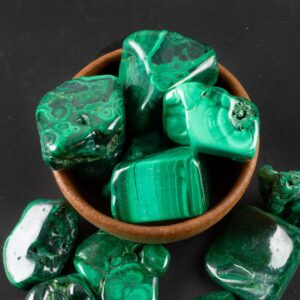 Natural Malachite Tumbled Nuggets Small Medium Large 1 pc