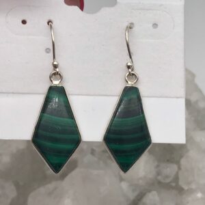 Malachite Abstract Earrings