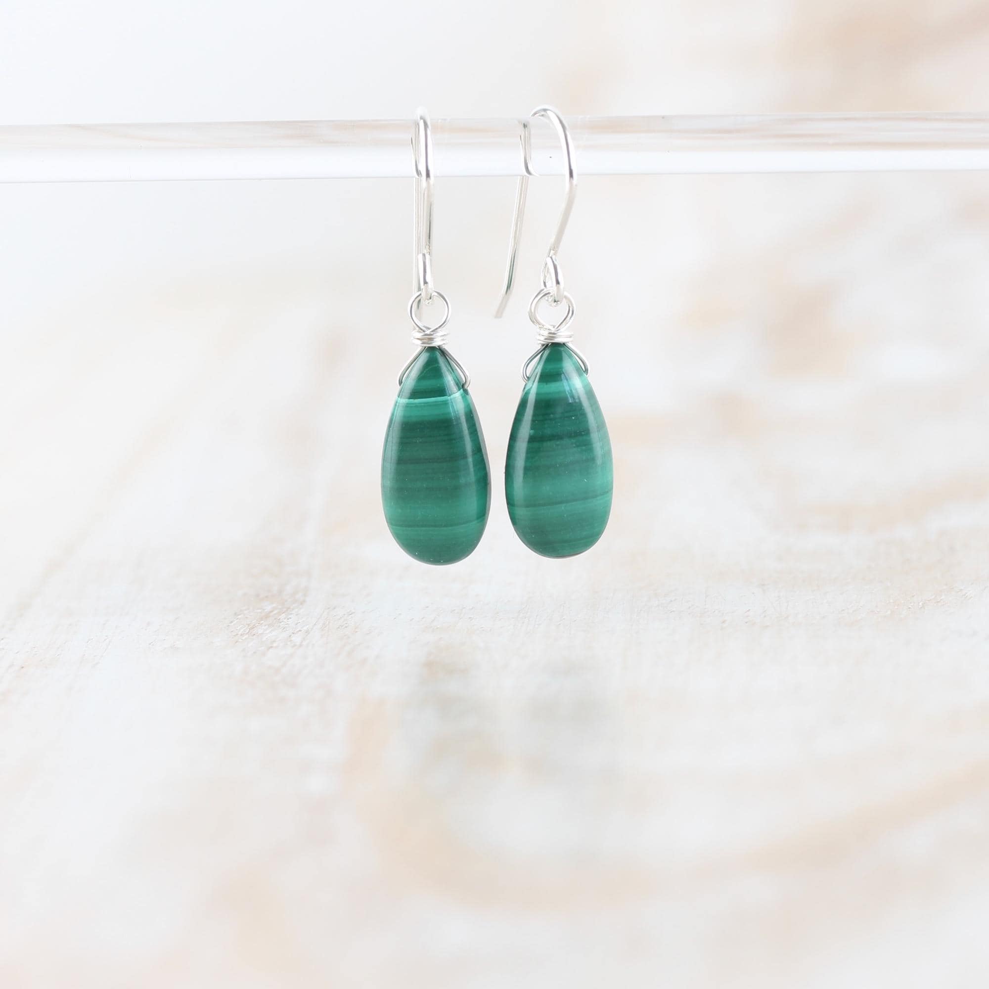 Malachite Earrings In 925 Sterling Silver, 14kt Yellow Or Rose Gold Filled, Natural Gemstone Jewellery Malachite Earrings In 925 Sterling Silver, 14kt Yellow Or Rose Gold Filled, Natural Gemstone Jewellery