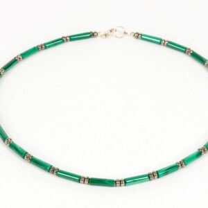 Malachite Necklace for Men, Protection Necklace, Unisex Genuine Malachite Gemstone, Handmade Gemstone Jewelry