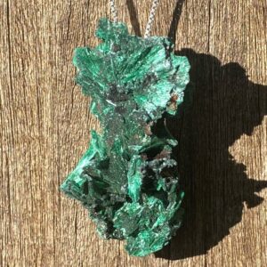 Natural Malachite Healing Stone Necklace!