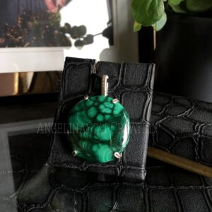 Round Malachite Necklace: Jewelry Gifts