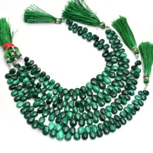 Aaa+ Natural Malachite Gemstone 7x5mm-6x9mm Smooth Pear Briolette Beads | 8inch Strand | Green Malachite Semi Precious Gemstone Loose Beads Aaa+ Natural Malachite Gemstone 7x5mm-6x9mm Smooth Pear Briolette Beads | 8inch Strand | Green Malachite Semi Precious Gemstone Loose Beads