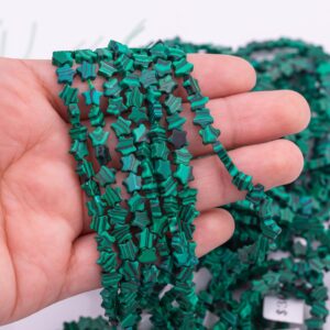 Malachite Beads 6mm Star Shaped Real Gemstone 15" Strand Smooth Gemstone Beads Malachite Beads 6mm Star Shaped Real Gemstone 15" Strand Smooth Gemstone Beads