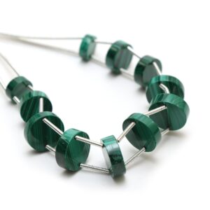 Natural Malachite Smooth Coin Both Side Flat Beads, 8 Mm To 12 Mm, Malachite Coin Jewelry Making Beads, 5 Inch, Price Per Strand Natural Malachite Smooth Coin Both Side Flat Beads, 8 Mm To 12 Mm, Malachite Coin Jewelry Making Beads, 5 Inch, Price Per Strand