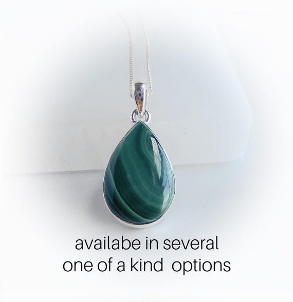 Malachite Necklace Sterling Silver • Genuine Malachite Pendant • Green Bullseye Malachite • Holiday Gift • One Of A Kind Hand Made Jewelry Malachite Necklace Sterling Silver • Genuine Malachite Pendant • Green Bullseye Malachite • Holiday Gift • One Of A Kind Hand Made Jewelry