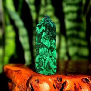 Malachite Crystal Tower - for major healing, transformation, and protection - healing crystal