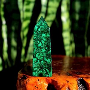 Malachite Crystal Tower - for major healing, transformation, and protection - healing crystal