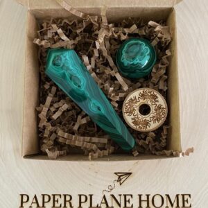 Malachite Gift Set- Wand & Sphere Collection