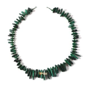 Malachite Natural Chip Loose Beads Gemstone Top Drilled Stick Slice 15" Diy Jewelry Making