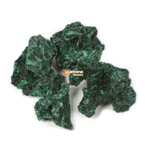 1/2LB Raw Drusy Malachite Stone Specimen Collection Pocket Worry Healing Crystal Reiki
