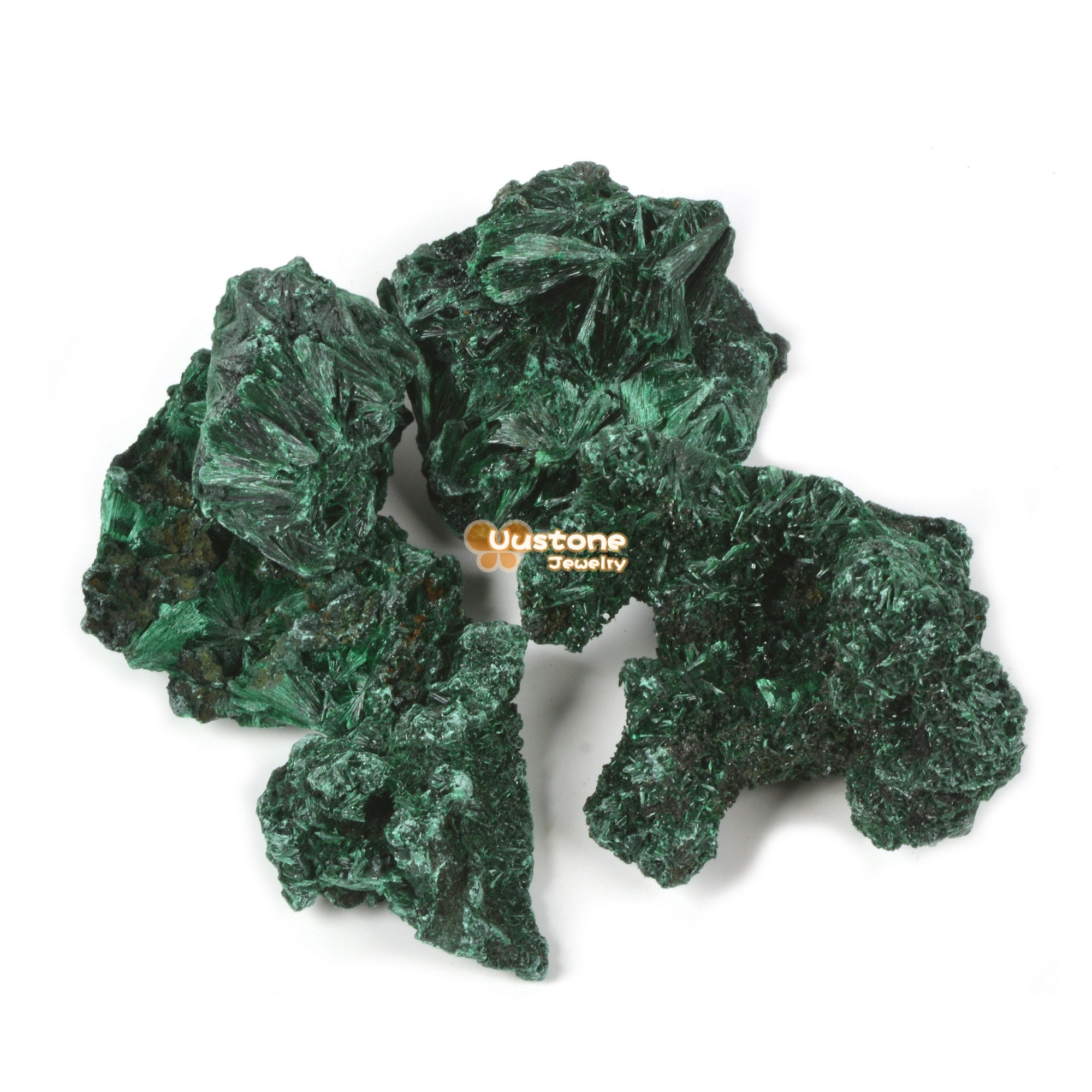 1/2lb Raw Drusy Malachite Stone Specimen Collection Pocket Worry Healing Crystal Reiki