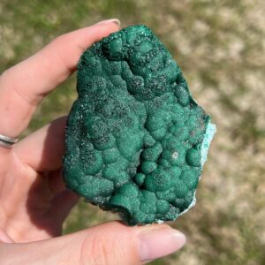 Malachite Botryoidal Raw Specimen | Green Copper Based Crystal
