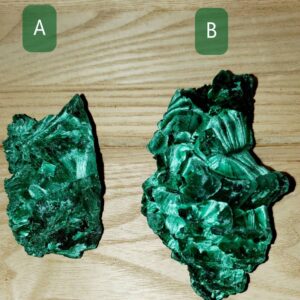 Malachite raw crystal chunk