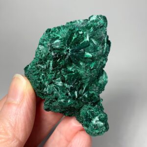 Malachite Crystal Cluster 2.4" - Fibrous Raw Natural Mineral Specimen - 78g