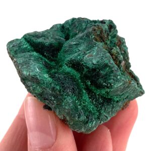 Fibrous Velvet Malachite Specimen | Natural Congo Crystal