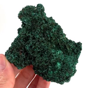 Fibrous Velvet Malachite Specimen | Natural Congo Crystal (7x6.5cm)