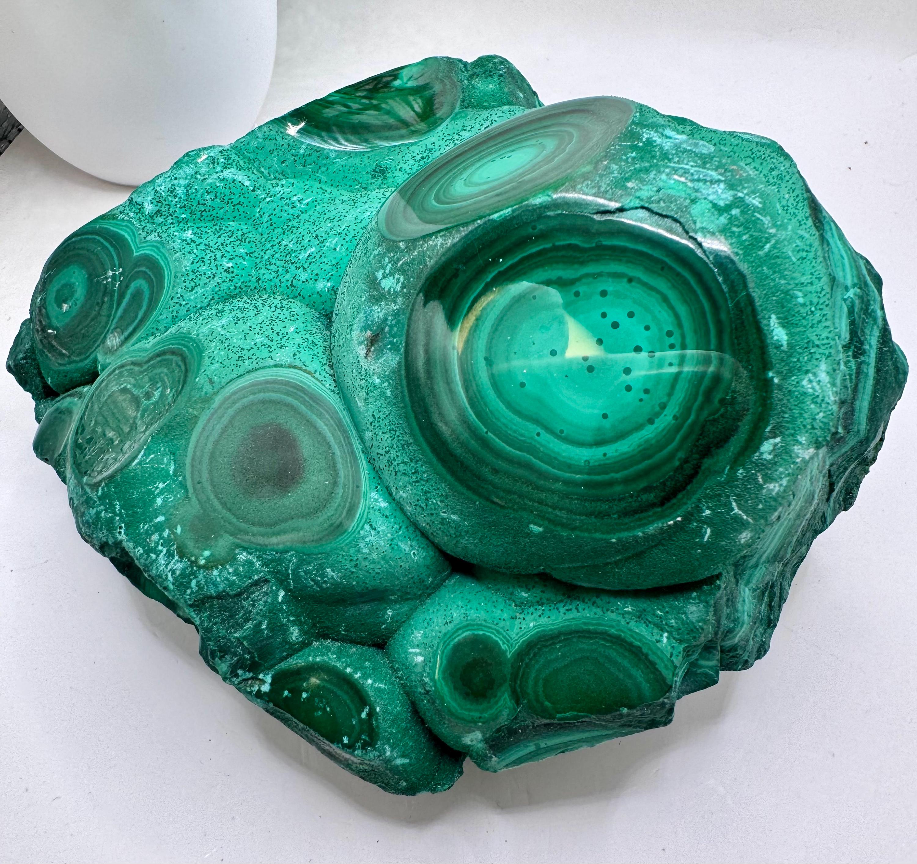 Natural Crystal Large & Heavy Rare Malachite Raw Piece 1348.2 Grams (2.97 Lbs)