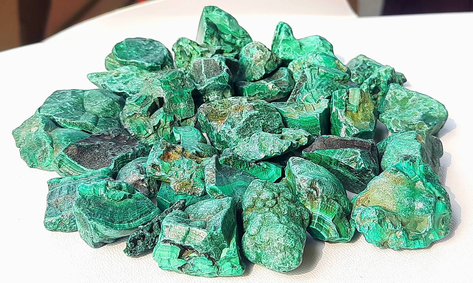 Natural Malachite Rough Gemstone,malachite Slice,malachite Specimen,malachite Raw Material,malachite Gemstone,rough Malachite,slab Malachite