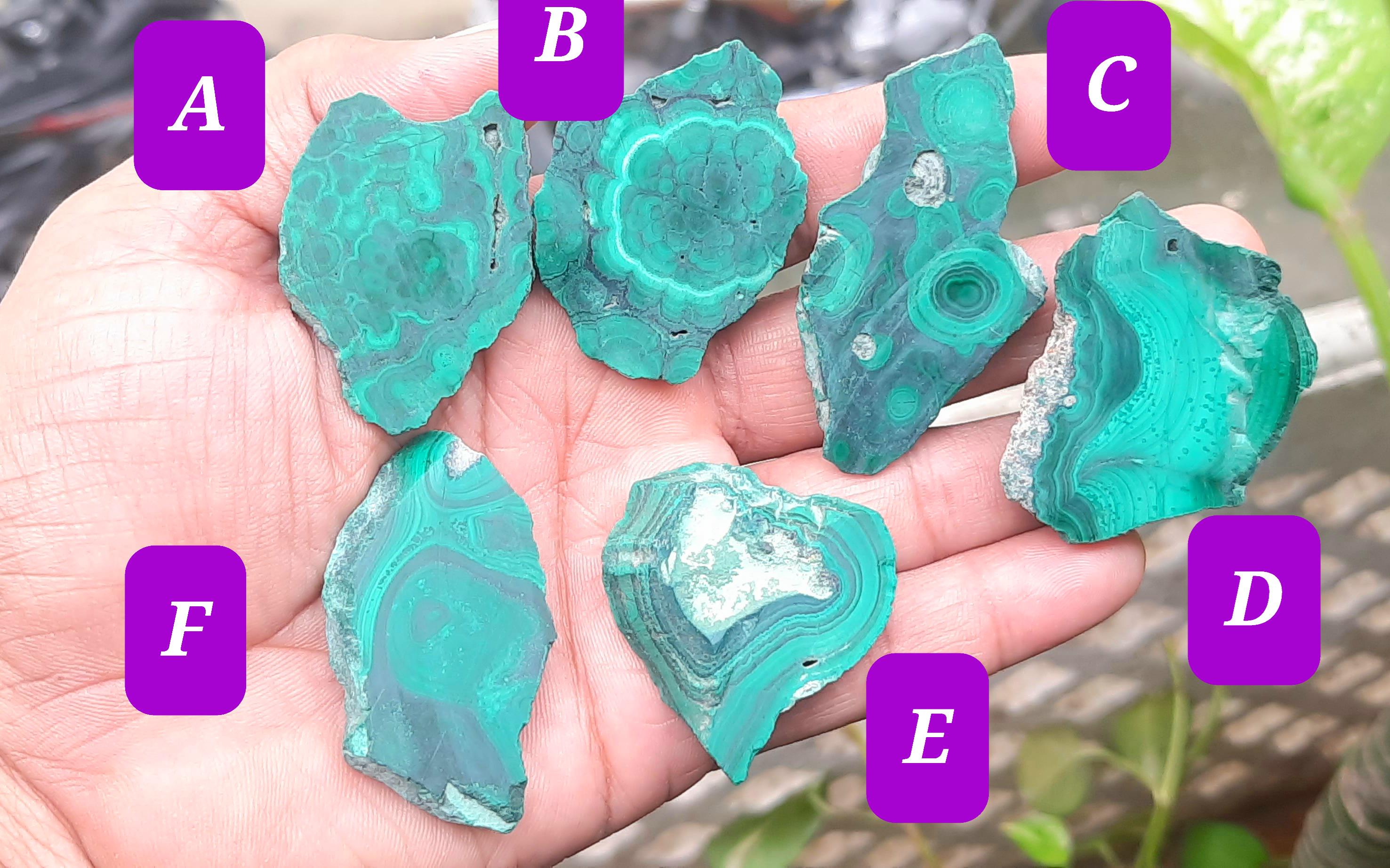 Natural Malachite Unpolished Slices Gemstone,aaa Quality Malachite Rough,malachite Gemstone,malachite Specimen,malachite Chunk,malachite Raw
