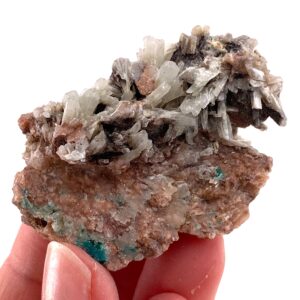 Baryte with Malachite Specimen | Rare Crystal