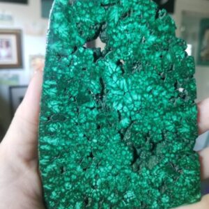 Malachite Slab, Sphere, Tower, Velvet Malachite Raw | Natural Crystal | Genuine Gemstone