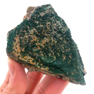 Sparkly Botryoidal Malachite Specimen | Raw Congo Crystal (8x5 Cm)