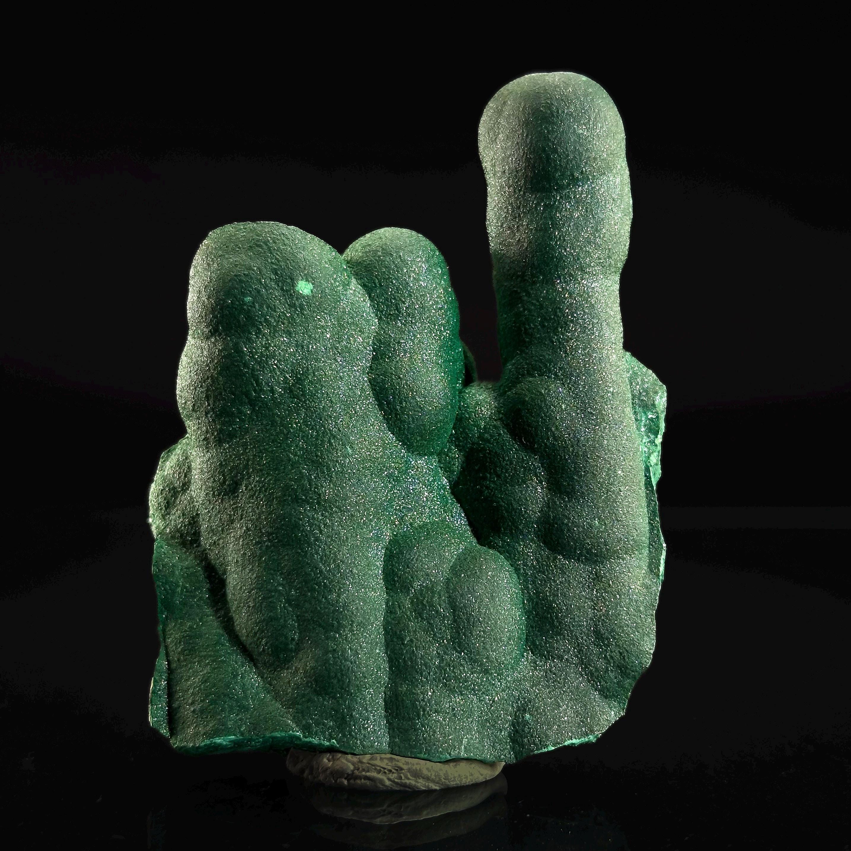 Malachite Stalactite (dr Congo) | Natural Malachite Crystal, Mineral Specimen