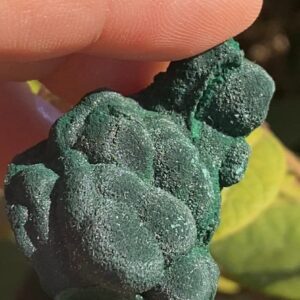 Velvety Bubbly Malachite Crystal Specimen, Hunan China