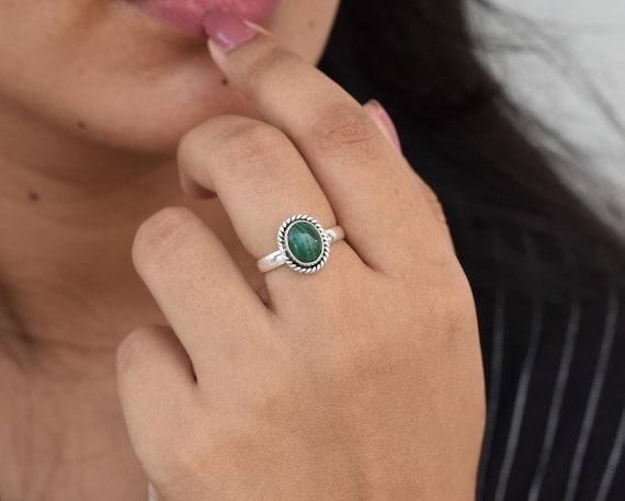 Green Malachite Ring, Green Malachite Stone Ring, 925 Sterling Silver Ring, Malachite Stone Ring, Green Malachite Jewelry, Green Gemstone Green Malachite Ring, Green Malachite Stone Ring, 925 Sterling Silver Ring, Malachite Stone Ring, Green Malachite Jewelry, Green Gemstone