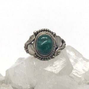 Malachite Ring Size 6 1/2