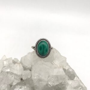Malachite Ring Size 7