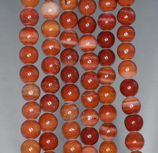 6mm Red Malachite Gemstone Round Loose Beads 15.5 Inch Full Strand (90184770-a126)
