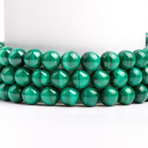 Natural Green Malachite Gemstone Grade Aaa Round 4mm 6mm 8mm 10mm 12mm Loose Beads