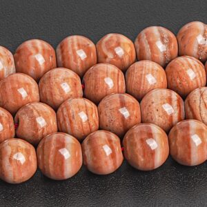 Red Malachite Beads Genuine Natural Grade Aa Gemstone Round Loose Beads 6mm 8mm Bulk Lot Options