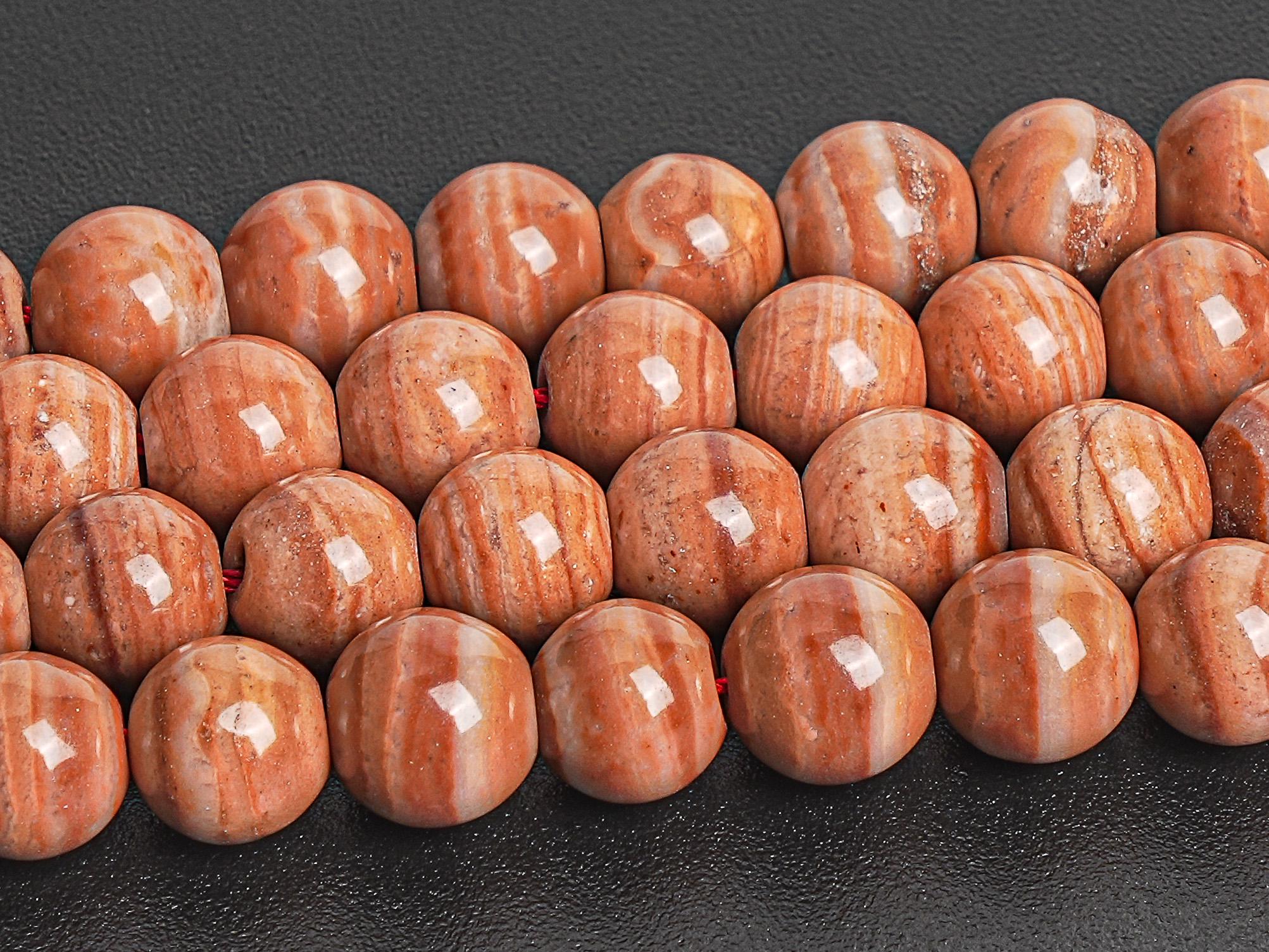 Red Malachite Beads Genuine Natural Grade Aa Gemstone Round Loose Beads 6mm 8mm Bulk Lot Options
