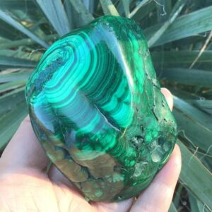 Botryoidal Malachite Crystal Free Form: Heart Chakra Stone For Transformation