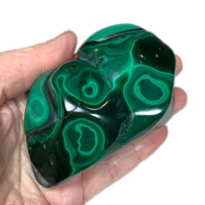 MALACHITE Crystal 3.5" - Polished Natural Stone - Freeform - Healing Crystal - Meditation Crystal - Display - 323g