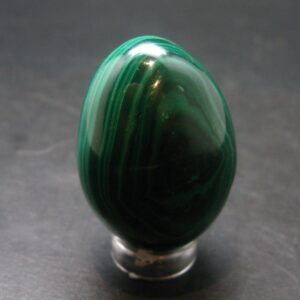 Malachite Egg Carving From Congo - 1.4" - 51.81 Grams