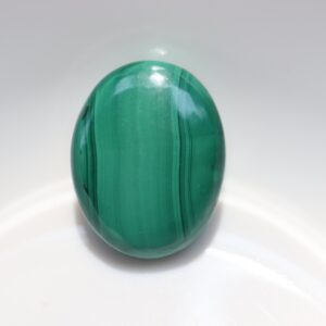 Malachite Mini Palm Stone, Malachite Crystal / Malachite Palmstone / Green Palm Stone / Malachite Thumb Stone / Malachite Polished Stone