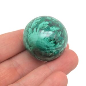 Natural Malachite Sphere Stone - Malachite Crystal Ball - Healing Stone – Grade Quality – Crystal Decor - Ba1048