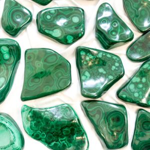 Polished Malachite Freeform: Natural Healing Crystal