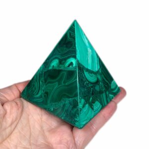 MALACHITE PYRAMID 2.9" - Natural Crystal - 307g